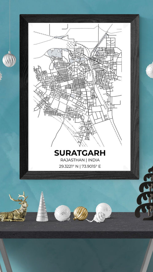 Custom City Map Poster | Personalized Wall Art